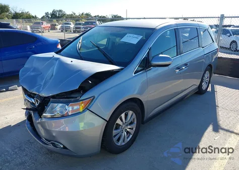 2016 Honda Odyssey Se from USA, damaged, VIN 5FNRL5H30GB105854